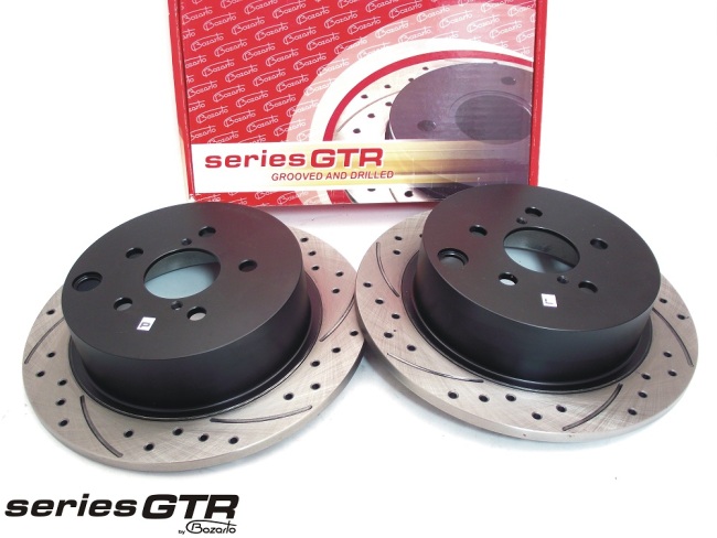 NOWOŚĆ tarcze hamulcowe Bozarto GTR wiercone i nacinane TYŁ Subaru Forester SJ Impreza GP GJ XV średnica 274mm już w sprzedaży OE: 26700FJ000