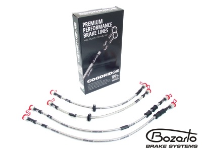 Sportowe przewody hamulcowe Goodridge w oplocie stalowym  Audi Q7 VW Touareg I II Porsche Cayenne komplet