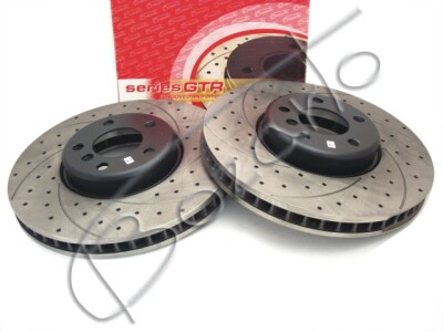 Tarcze hamulcowe BMW F10 F11 550i xdrive Gran Turismo GT F07 550i Cabrio F12 650i Coupe F13 Gran Coupe F06 650i F01 F02 F03 F04 750i ActiveHybrid PRZÓD 374x36 wersja GTR